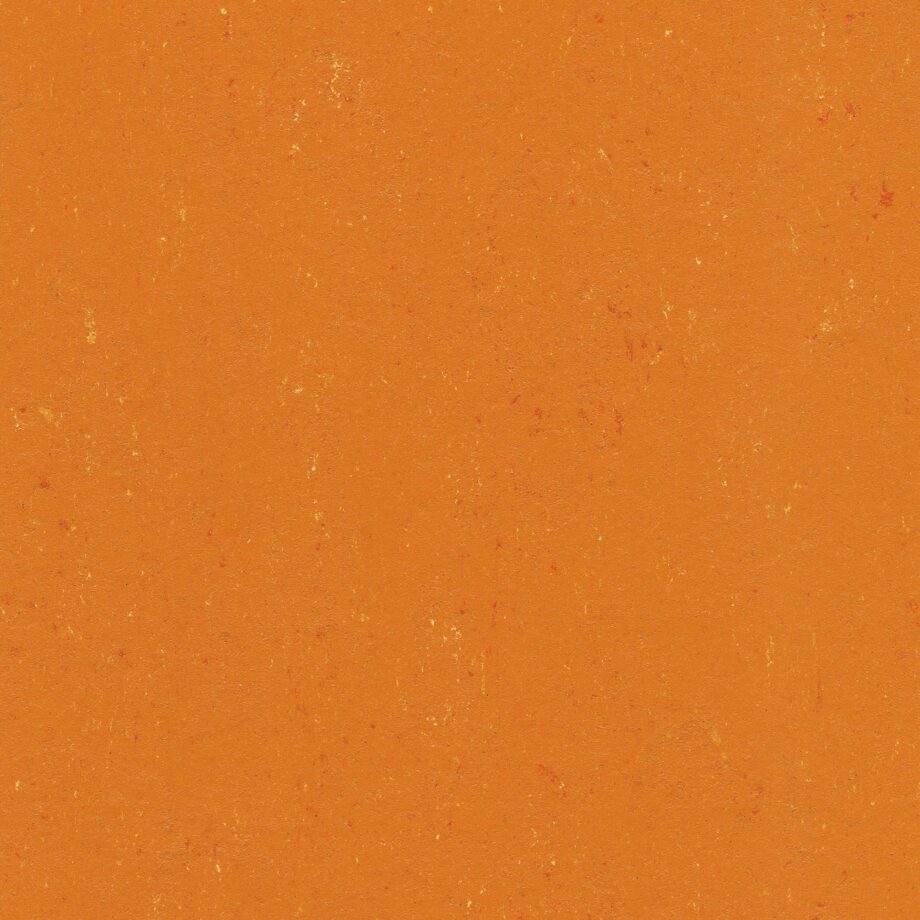 Linoleum floor Gerflor Colorette 0170 Kumquat Orange