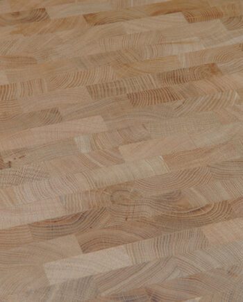 End Grain Parquet Oak Natur Eng. pattern