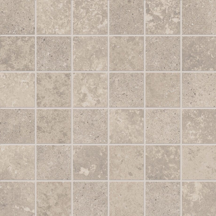 Ceramic tiles ABK Unika Ecru rett mosaic quadr. 30x30cm