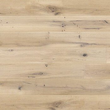 Parquet Oak, Grande Ivory, 1-strip, beveled, brushed, stained, natural oil