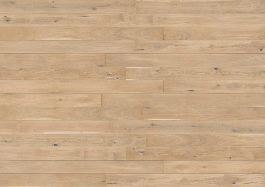 Parquet Oak, Grande Banana Song, 1-strip, beveled, brushed, stained, matt lacquer