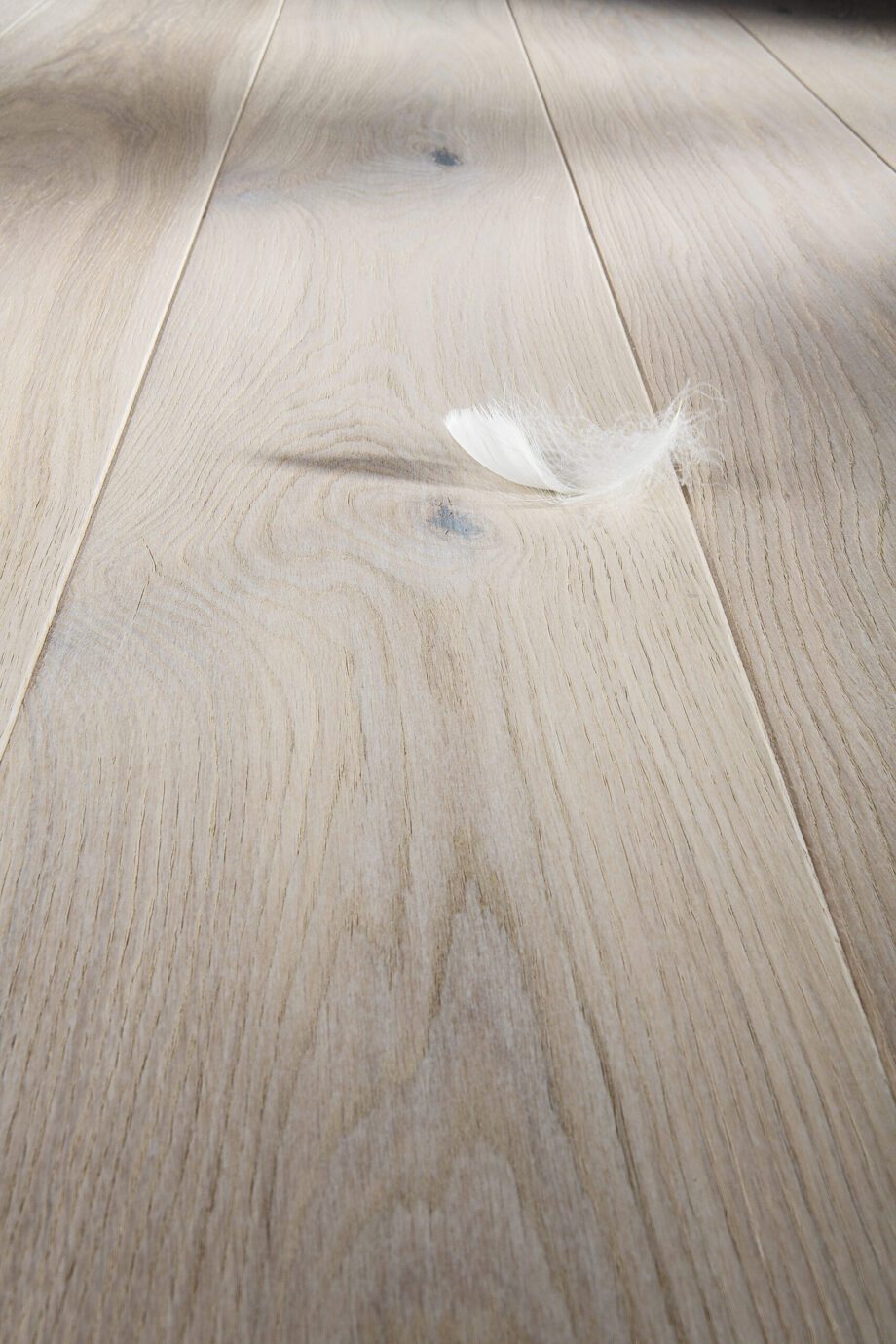 Parquet Oak, Senses Gentle, 1-strip, beveled, brushed, stained, matt lacquer