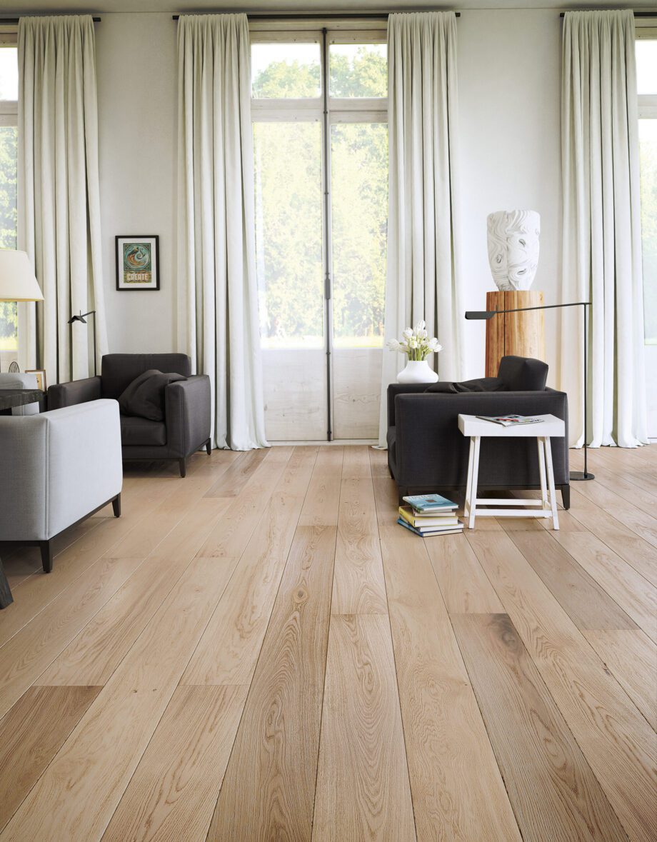 Parquet Oak, Senses Harmony, 1-strip, beveled, brushed, stained, natural oil