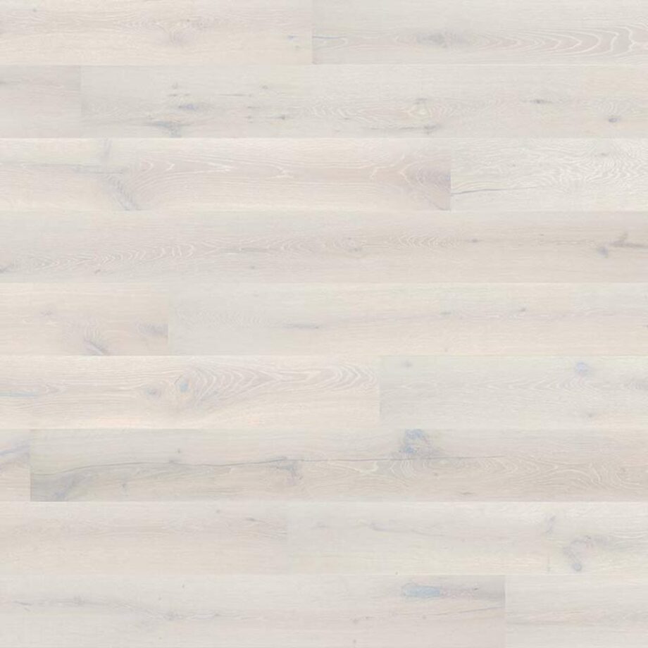 Parquet Tarkett, Heritage, Oak Opal White, brushed, 2 sides beveled, 1-strip, Proteco Hardwax Oil