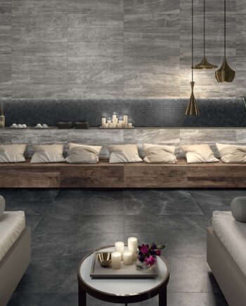 Ceramic tiles ABK  Sensi Pietra Grey Sable R 60x60cm