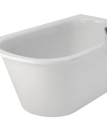 Bathtub PAA VARIO cast stone with 2 rounded corners