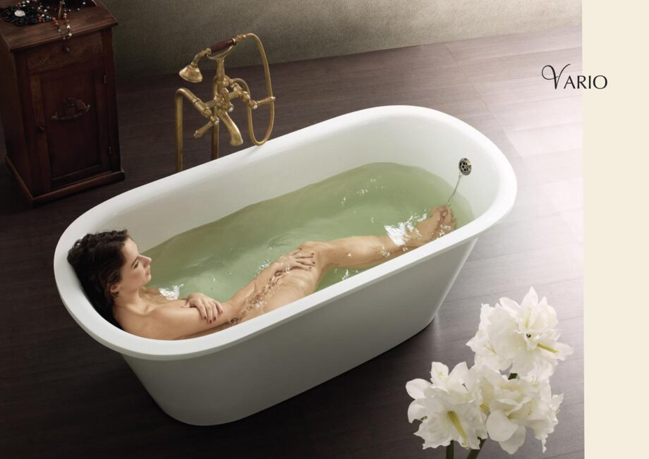 Bathtub PAA VARIO ROUND cast stone