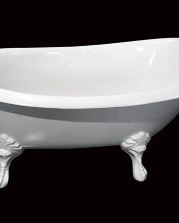 Bathtub in Cast Stone with cast stone ANTICA legs