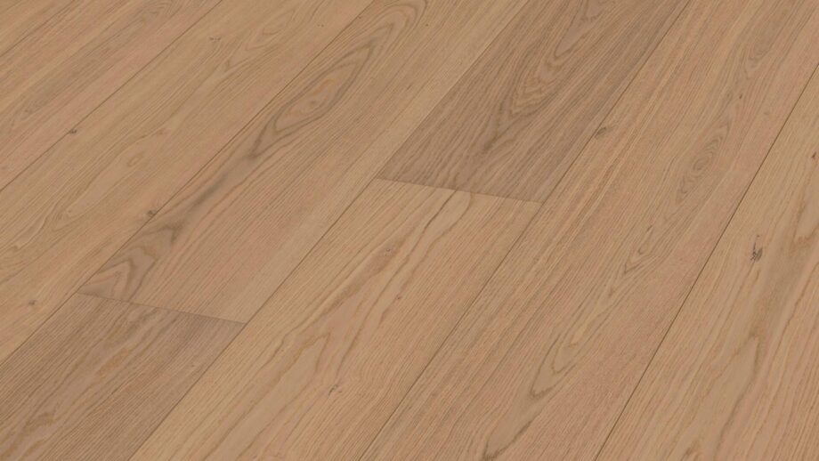 Parquet Meister Lindura Natural light oak, brushed, 1-strip, matt lacquered