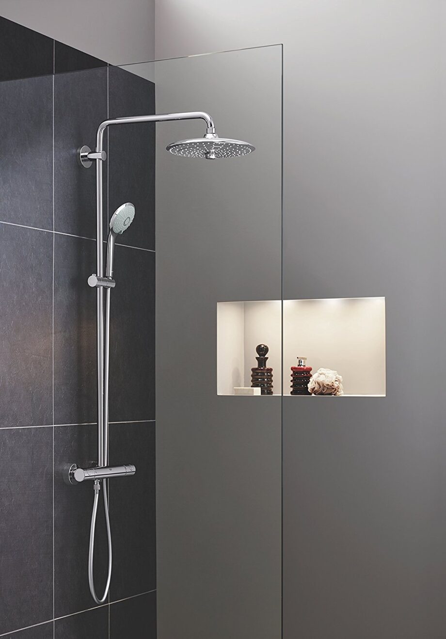 Shower system with thermostat for wall mounting GROHE Euphoria System 260