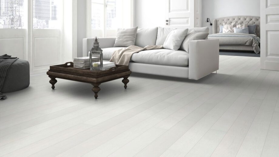 Parquet Meister Polar white oak harmonious, 1-strip, brushed, matt lacquered PD400