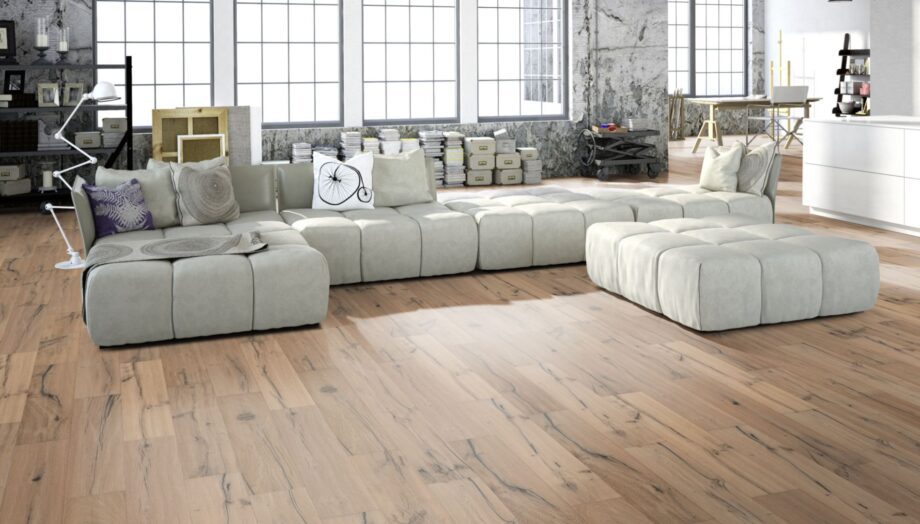 Parquet Oak Classic, 1-strip, brushed, hand planed, invisible oiled