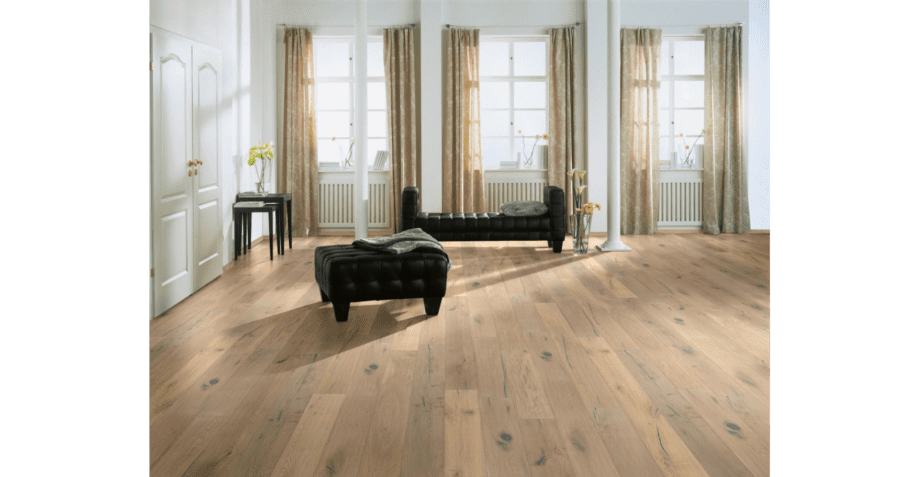 Parquet Oak Classic, 1-strip, brushed, hand planed, invisible oiled