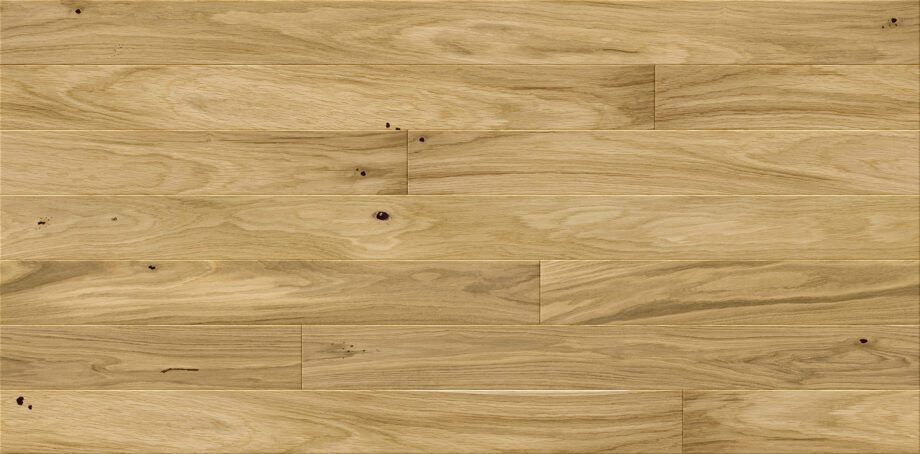 Parquet Oak, Medio Caramel, 1-strip, beveled, brushed, matt lacquer