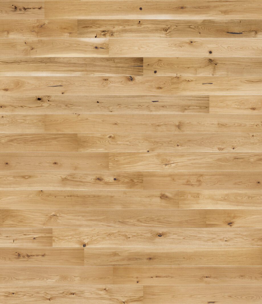 Parquet Oak, Senses Cheer, 1-strip, beveled, brushed, matt lacquer