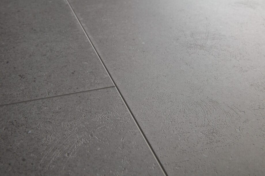 LVT Vinyl QUICK STEP, Ambient Click, Vibrant Medium Grey, beveled