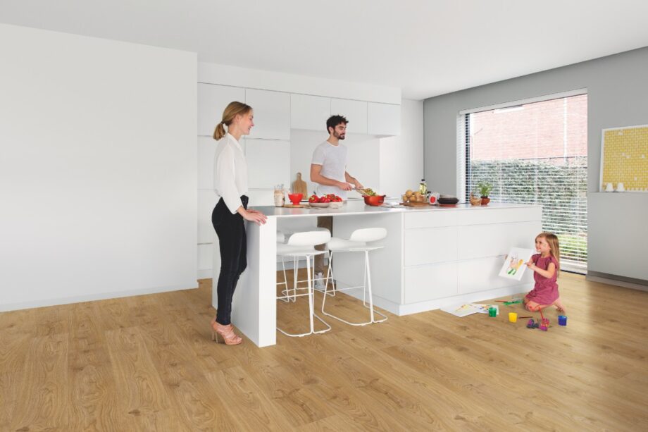 LVT Vinyl QUICK STEP, Balance Click Plus, Cottage oak natural, beveled