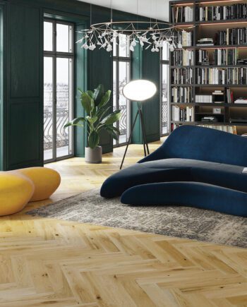 Parquet Oak, Grand Canyon, 1-strip, beveled, brushed, stained, natural oil, herringbone, click