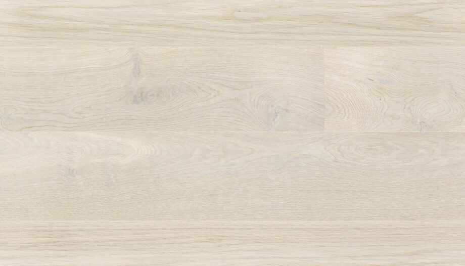 Parquet Oak, CD Latte, 1-strip, brushed, beveled, white UV-oil 4-6%