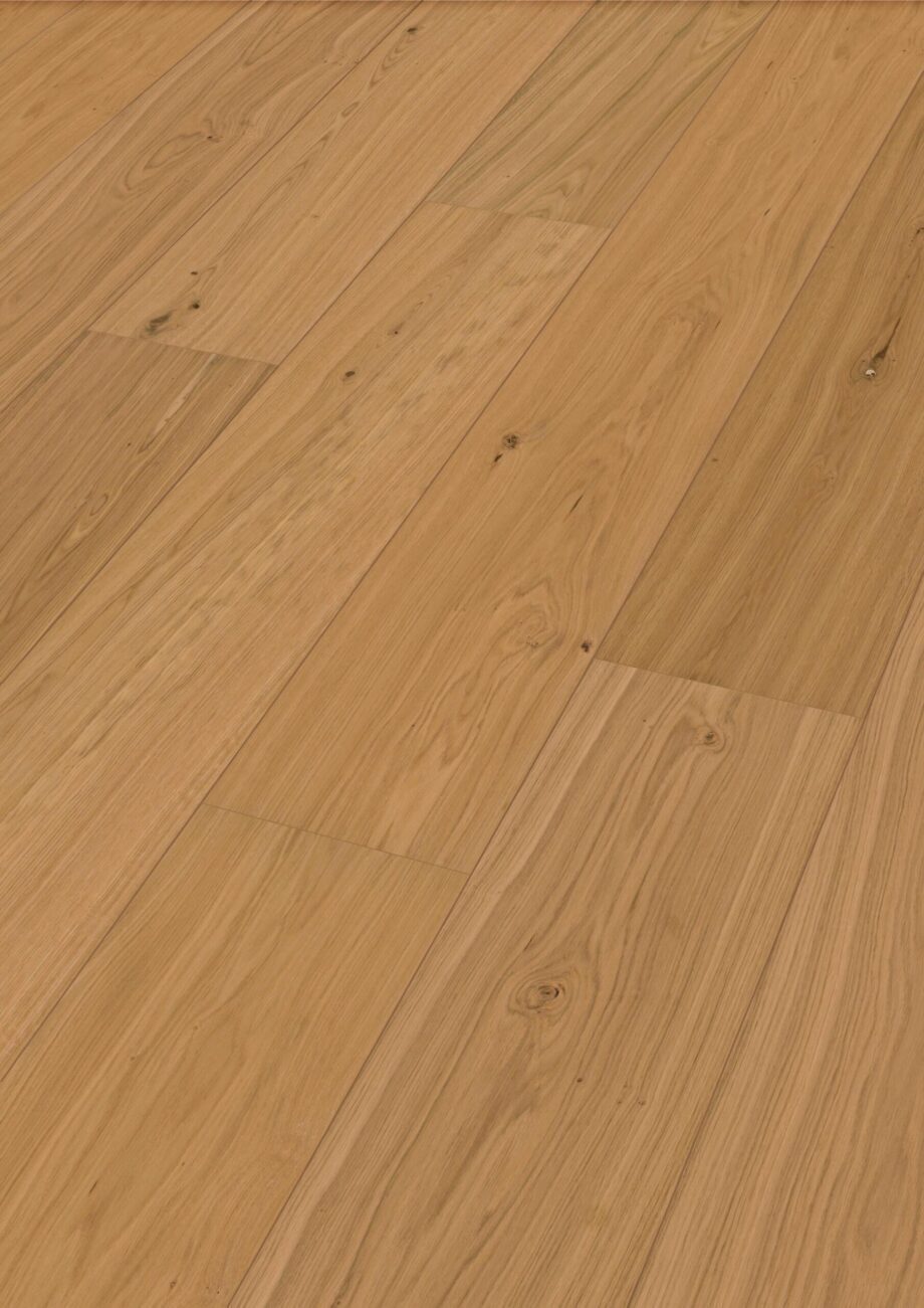 Parquet Meister Lindura Natural oak, brushed, 1-strip, naturally oiled