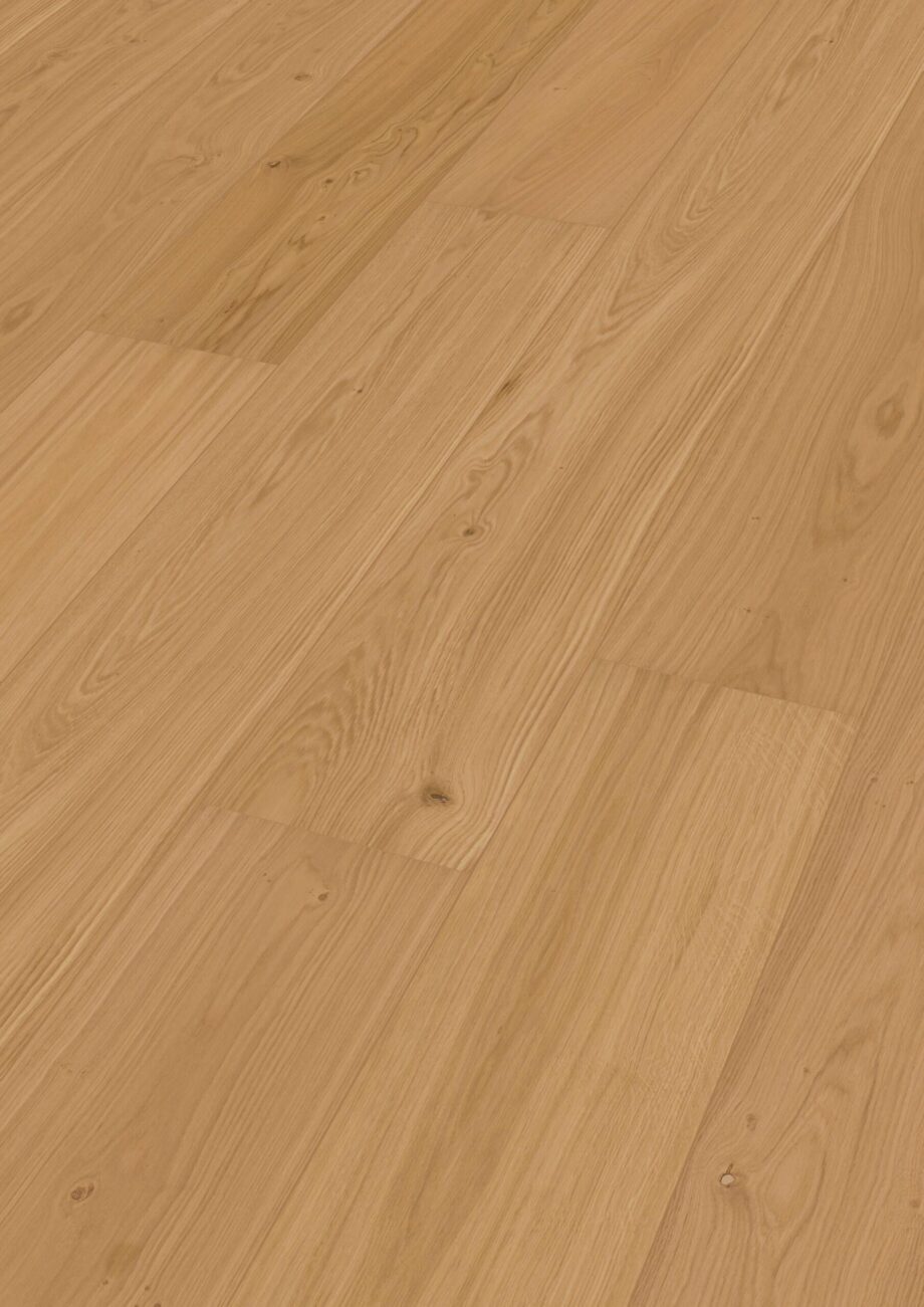 Parquet Meister Lindura Natural oak, brushed, 1-strip, matt lacquered