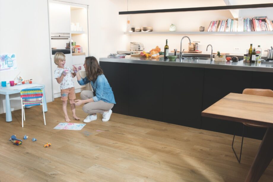 LVT Vinyl QUICK STEP, Pulse Click, Cotton oak natural, beveled