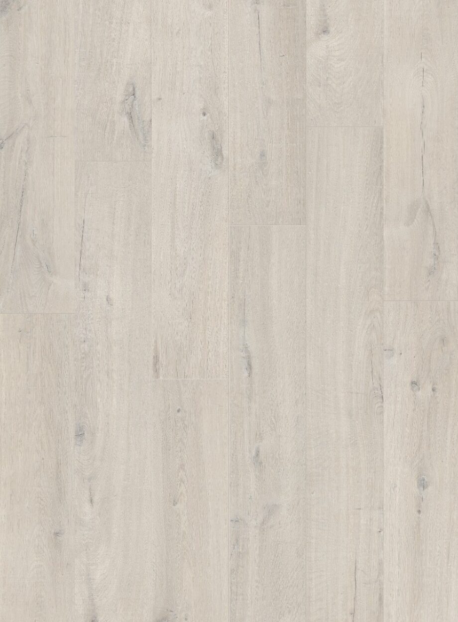 LVT Vinyl QUICK STEP, Pulse Click Plus, Cotton Oak White Blush, beveled