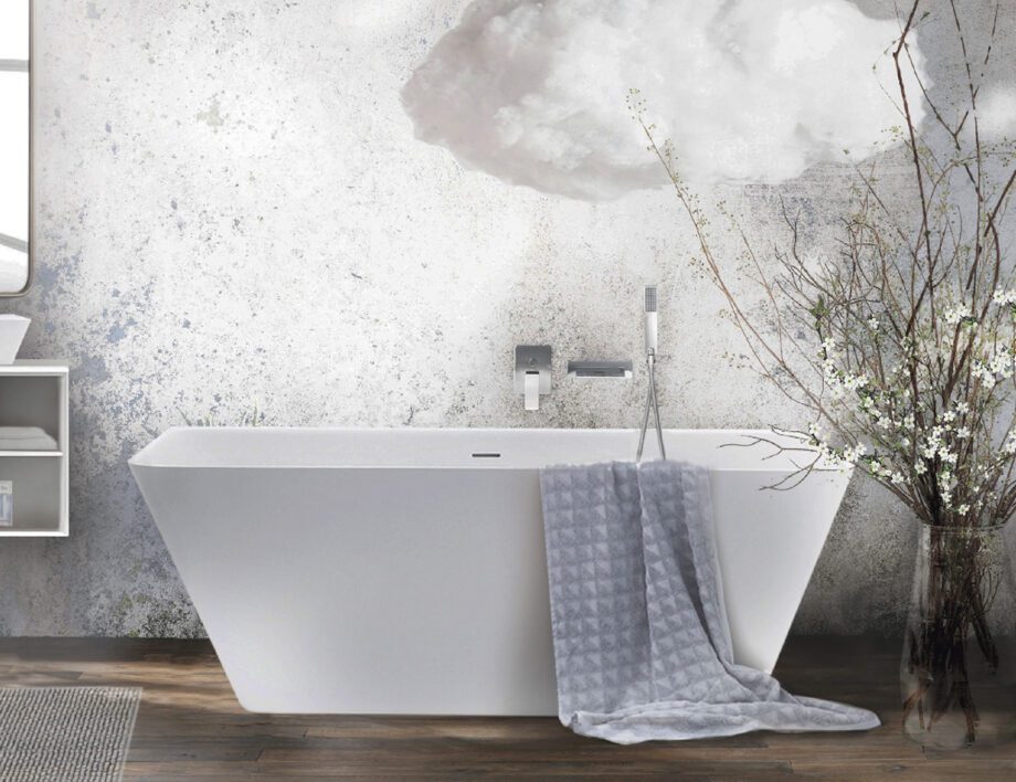 Bathtub PAA QUADRO cast stone