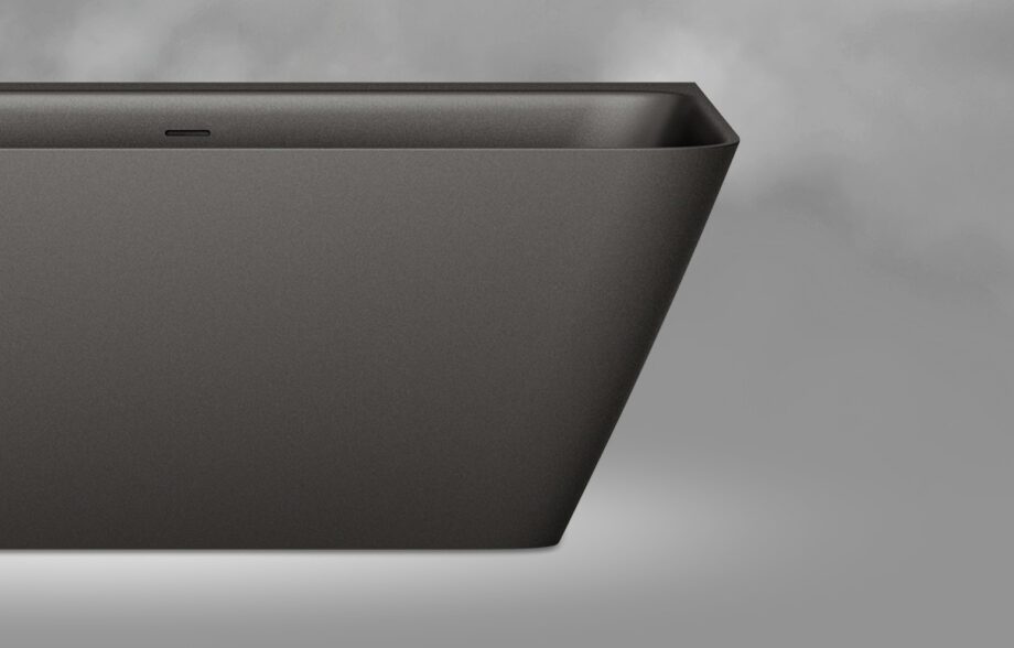 Bathtub PAA QUADRO matt silkstone graphite