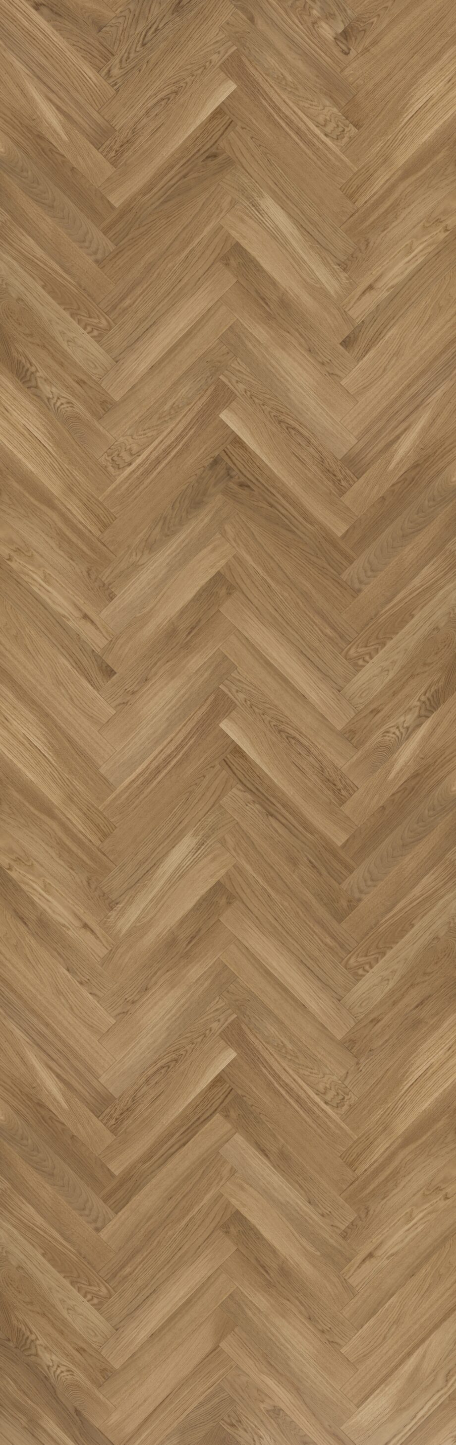 Strip parquet / herringbone parquet oak natur, beveled 4 sides, oiled