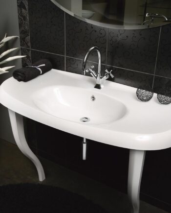 Washbasin PAA VICTORIA in Cast Stone WITHOUT LEGS