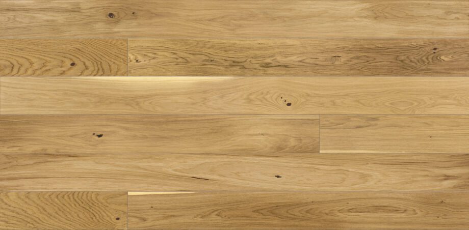 Parquet Oak Medio, 1-strip, 4 sides beveled, brushed, matt lacquered