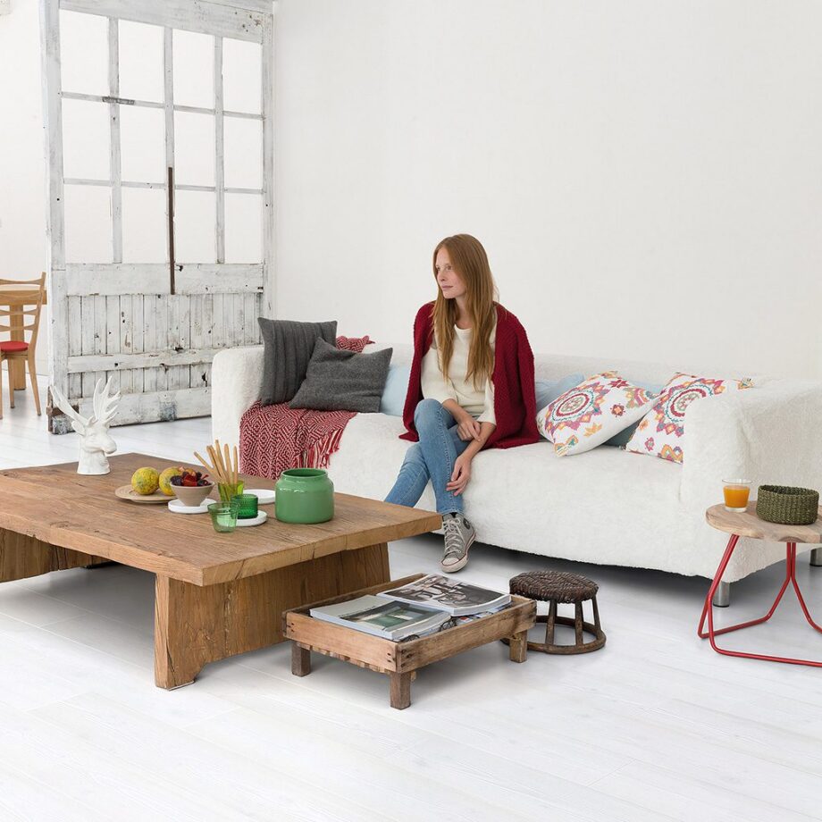 Laminate Quick-Step IMPRESSIVE WHITE PLANK – 2