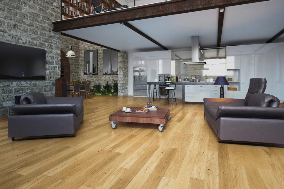 Parquet Oak, 1-strip, 4 sides beveled, natural oil – 2