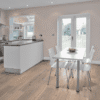 Parquet Oak Classic, 1-strip, brushed, white oiled – 10