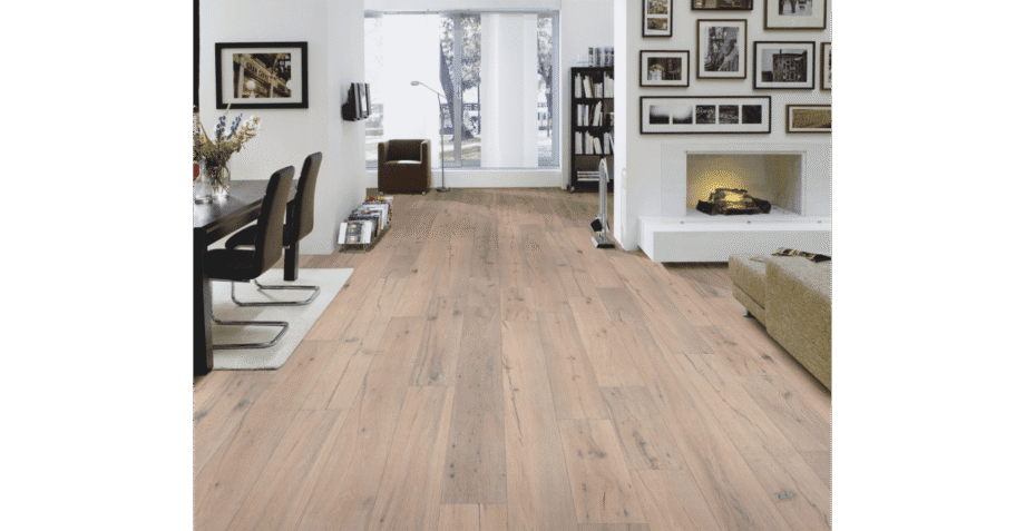 Parquet Oak Classic, 1-strip, brushed, white oiled – 5