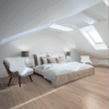Parquet Oak Classic, 1-strip, brushed, white oiled – 9