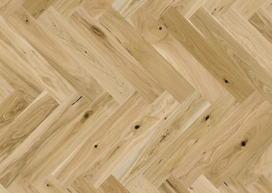 Parquet Oak, Grand Canyon, 1-strip, beveled, brushed, stained, natural oil, herringbone, click – 2