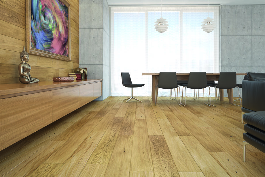 Parquet Oak, Grande Azure Window, 1-strip, beveled, matt lacquer – 3