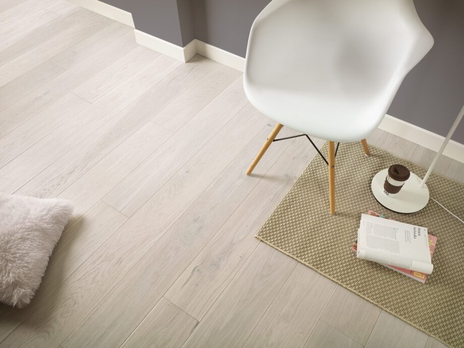 Parquet Oak, Grande Cappuccino, 1-strip, beveled, brushed, stained, matt lacquer – 4