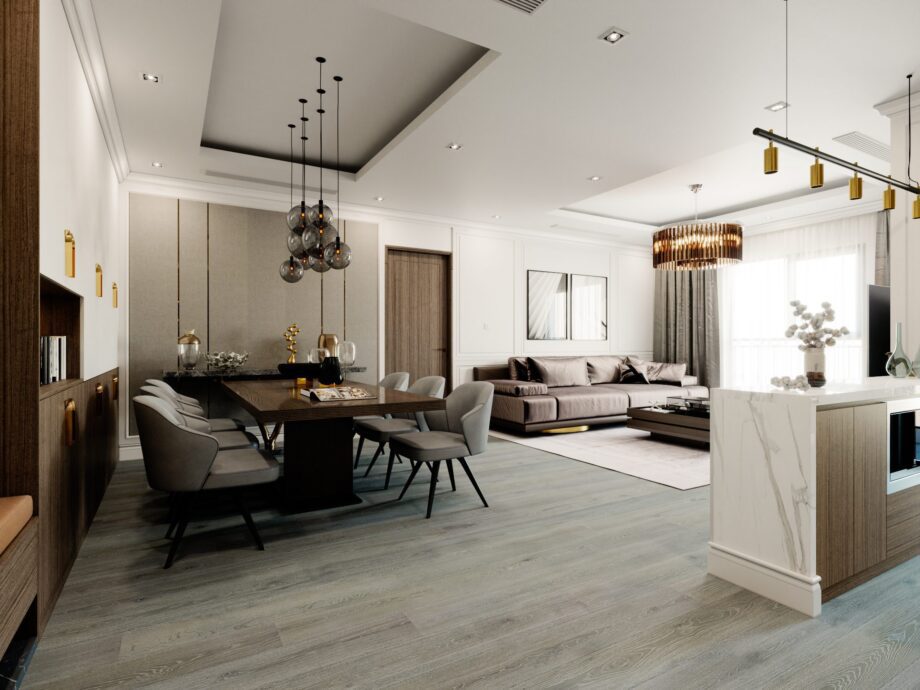 Parquet Oak, Oak BC Dusky Grey White Pores, 1-strip, brushed, beveled, extra matte lacquer 5% – 2