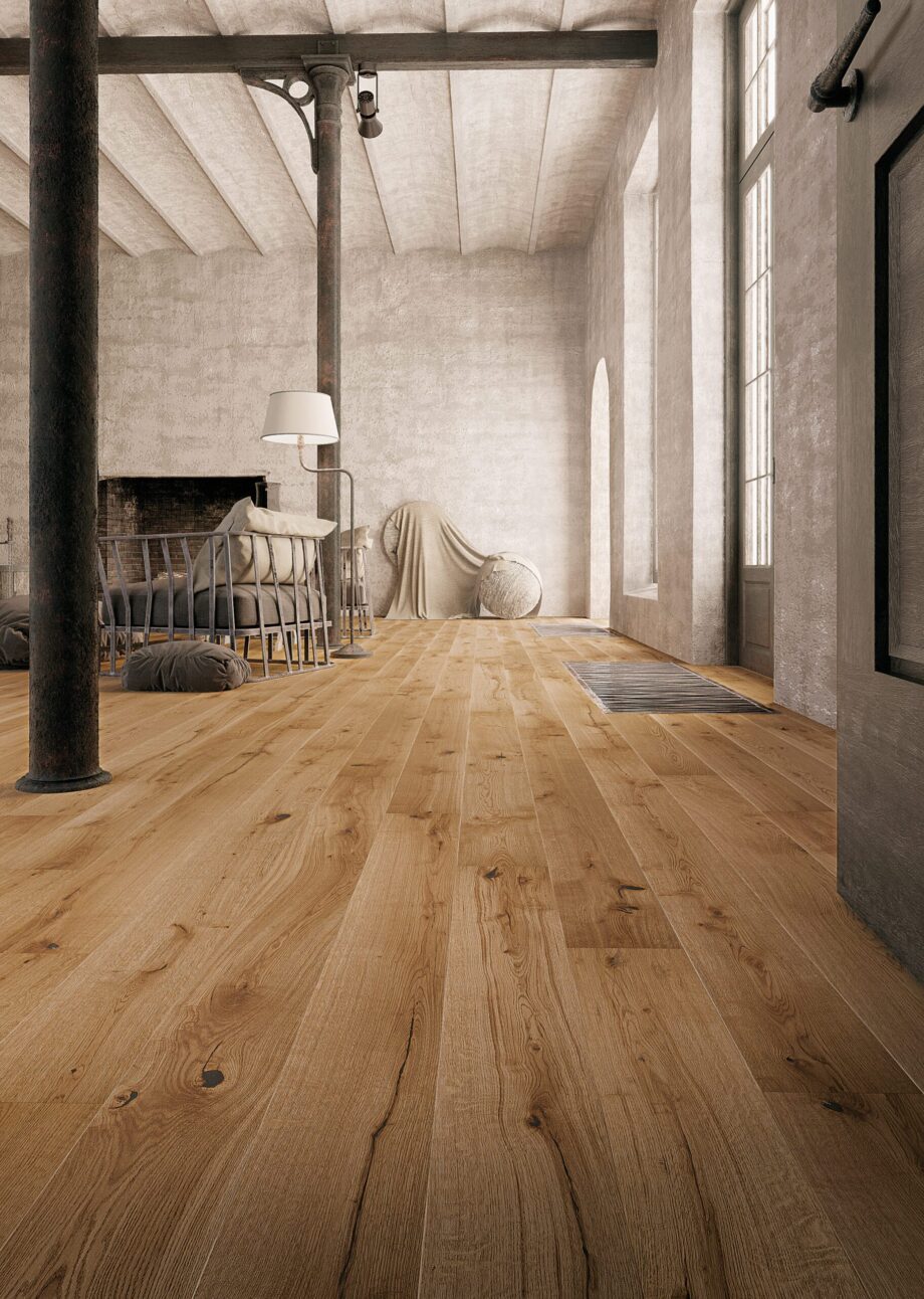Parquet Oak, Senses Excite, 1-strip, beveled, brushed, stained, natural oil – 3