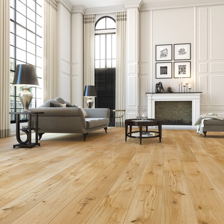 Parquet Oak, Senses Joy, 1-strip, beveled, brushed, natural oil – 3