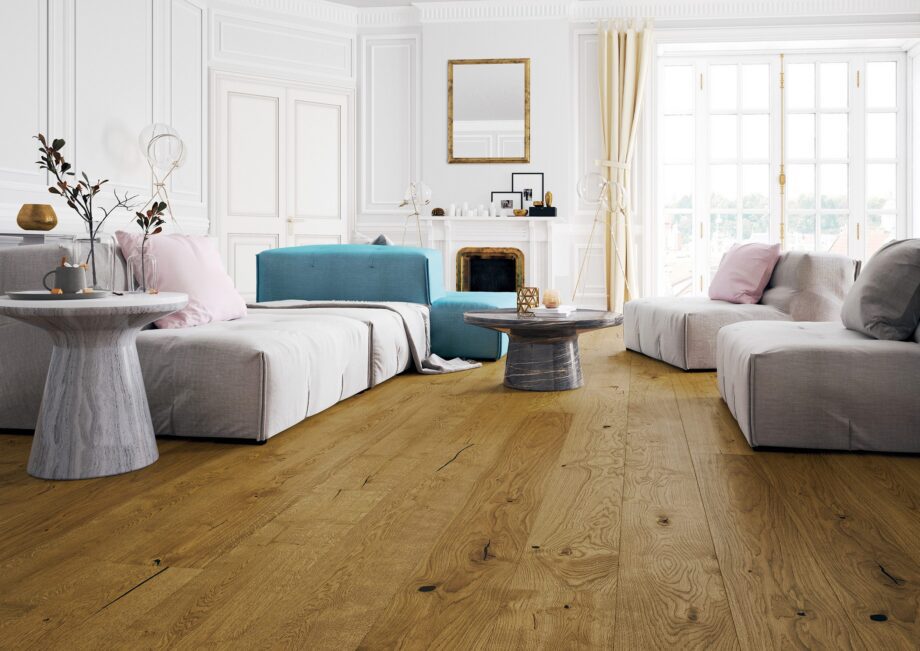 Parquet Oak, Senses Still, 1-strip, beveled, brushed, stained, matt lacquer – 2