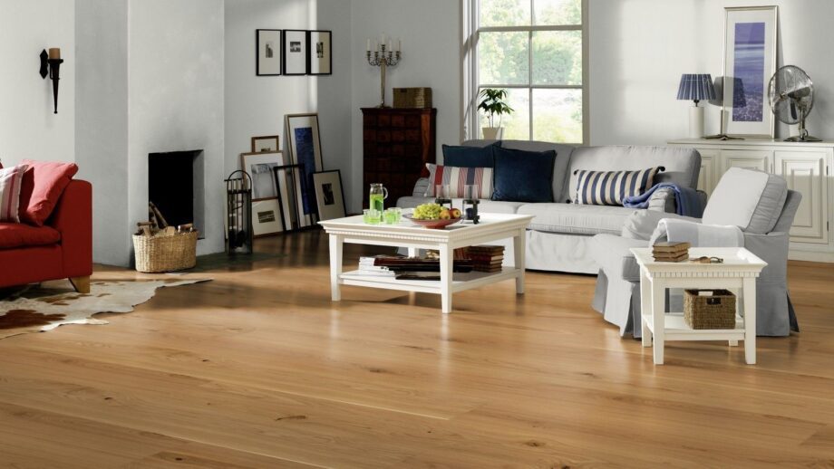 Parquet Tarkett, Elegance, Oak, brushed, 4 sides beveled, 1-strip, Proteco Hardwax Oil – 2