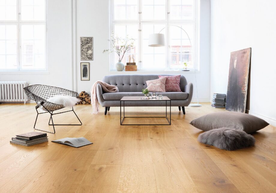 Parquet Tarkett, Elegance, Oak, brushed, 4 sides beveled, 1-strip, Proteco Hardwax Oil – 3