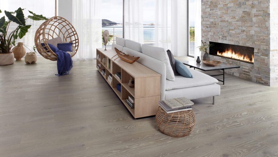Parquet Tarkett, Prestige, Oak Granite, brushed, 4 sides beveled, 1-strip, Proteco Hardwax Oil – 2