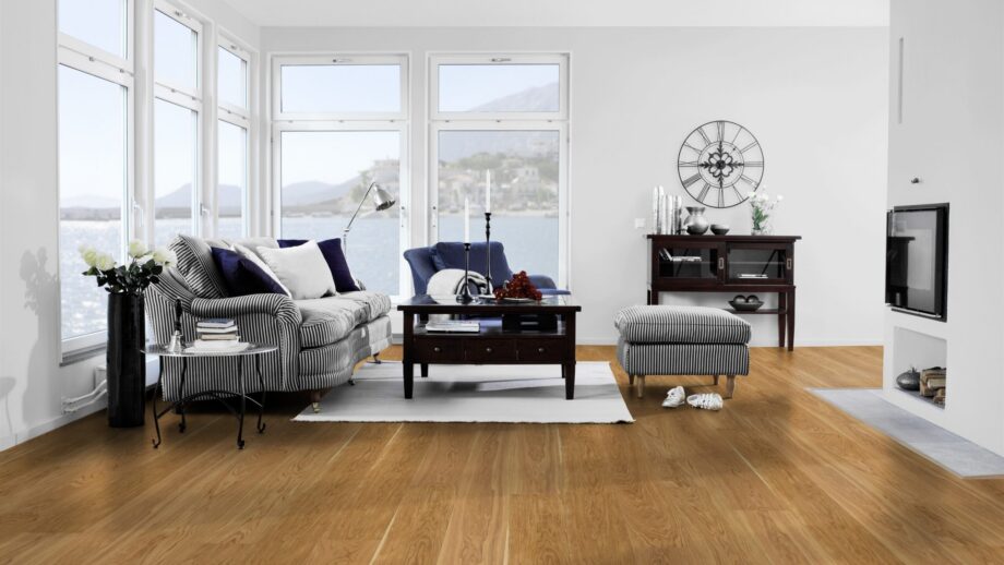 Parquet Tarkett, Pure, Oak Nature Plank 13mm, 1-strip, 2 sides bevelled, mat lacquer – 8