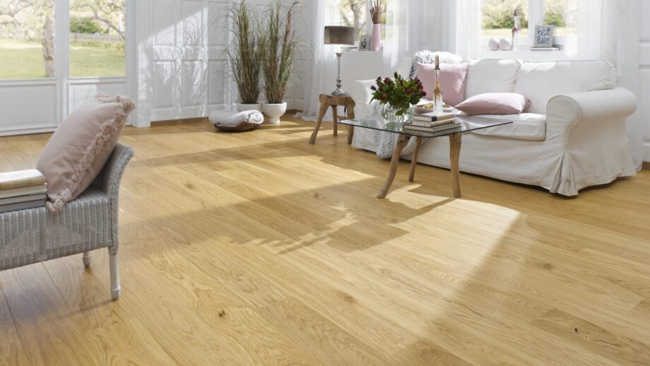 Parquet Tarkett, Pure, Oak Nature Plank 13mm, 1-strip, 2 sides bevelled, Proteco Natura mat lacquer – 2