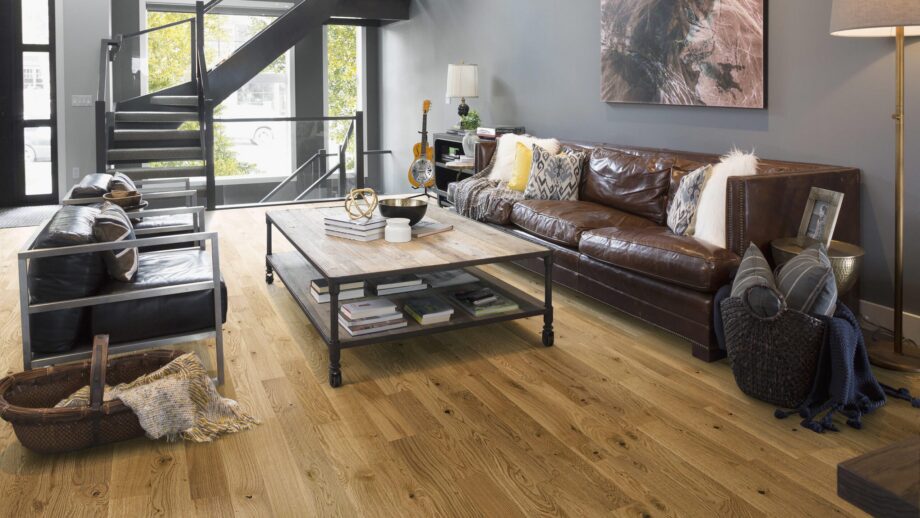 Parquet Tarkett, Pure, Oak Rustic DuoPlank, 2-strip, brushed, Proteco Natura mat lacquer – 2